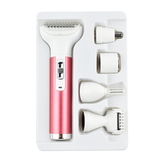 Foreign trade new style  multifunctional trimmer charging lady shaver electric hair remover nose hair eyebrow trimming set