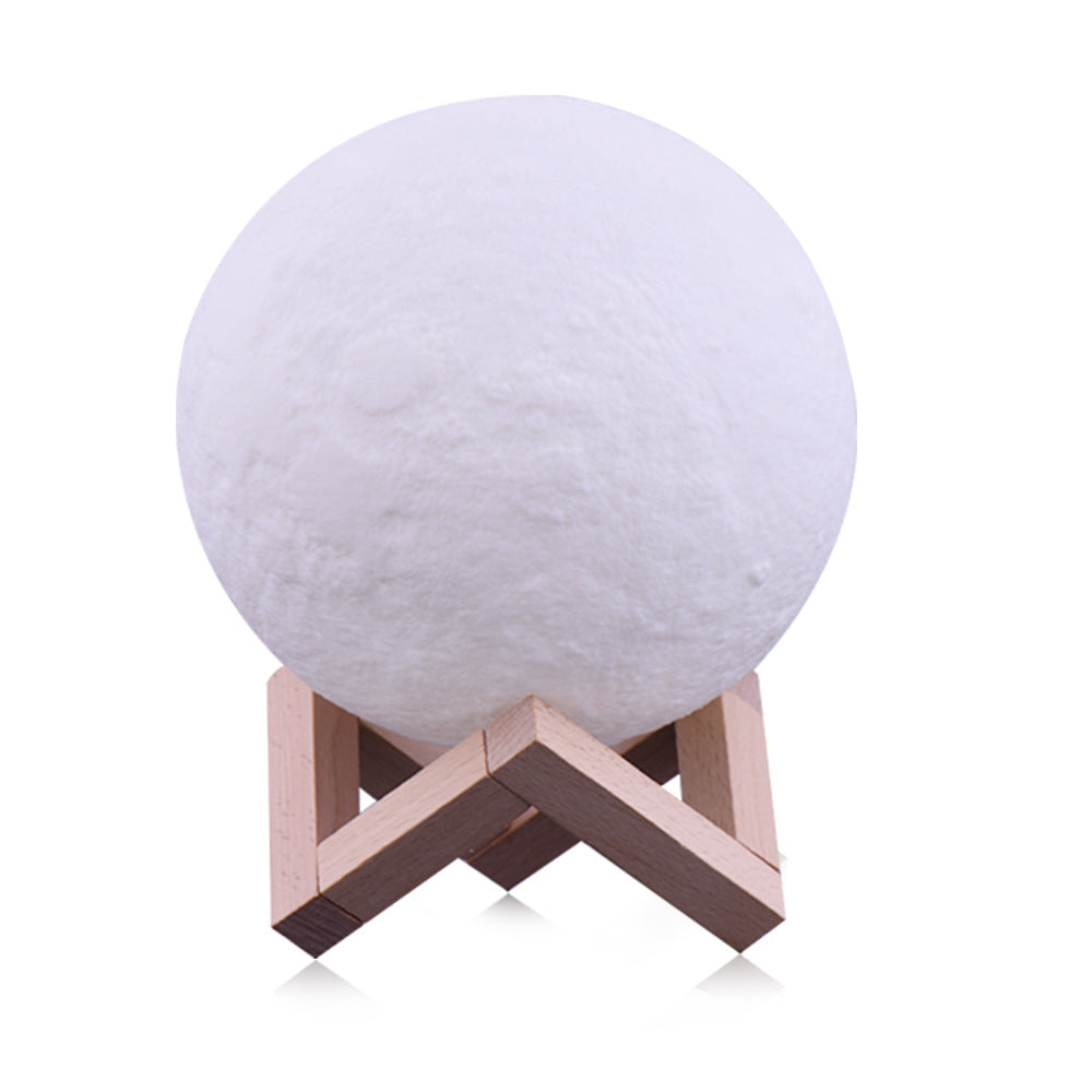 Creative Valentine's Day birthday gift 3d printing moon light moon light night light charging bedroom bedside table lamp