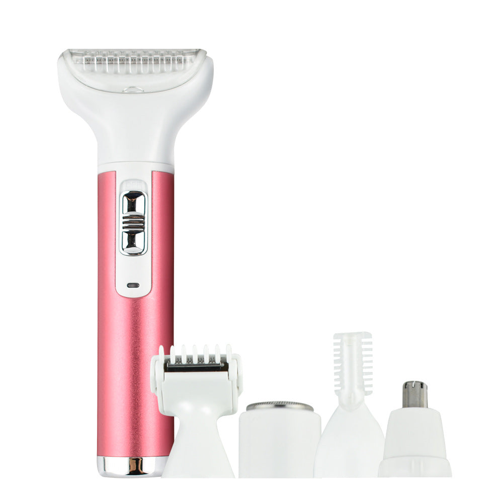 Foreign trade new style  multifunctional trimmer charging lady shaver electric hair remover nose hair eyebrow trimming set