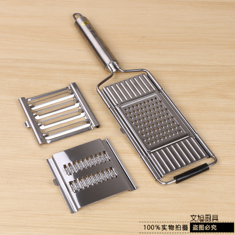Grater knife, shredder slicer, three blades interchangeable, multi-function vegetable cutter, shipped on September 10