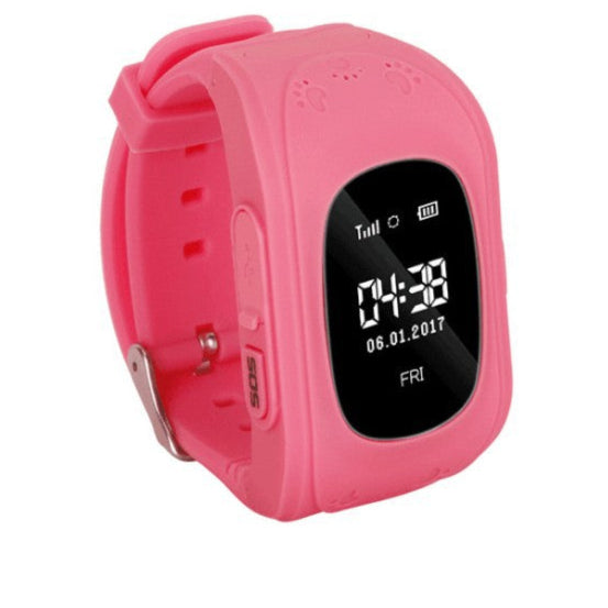 Anti Lost Q50 OLED Child GPS Tracker SOS Smart Monitoring Positioning Phone Kids GPS Baby Watch Compatible IOS & Android