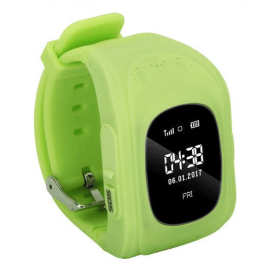 Anti Lost Q50 OLED Child GPS Tracker SOS Smart Monitoring Positioning Phone Kids GPS Baby Watch Compatible IOS & Android