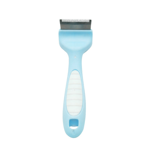 Pet Open Knot Comb Hair Removal Comb Stainless Steel Comb Nail Rake Comb Remove Hair Cats Dogs Plastic Clean Beauty Comb