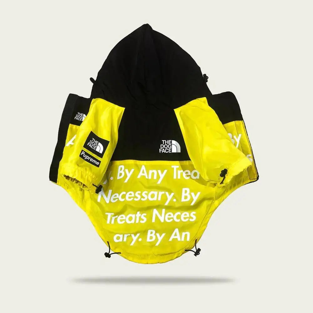 Spring Dog Clothes Windproof Waterproof Fashion Dog Jacket For Large Dogs Labrador Bulldog Dog Raincoat