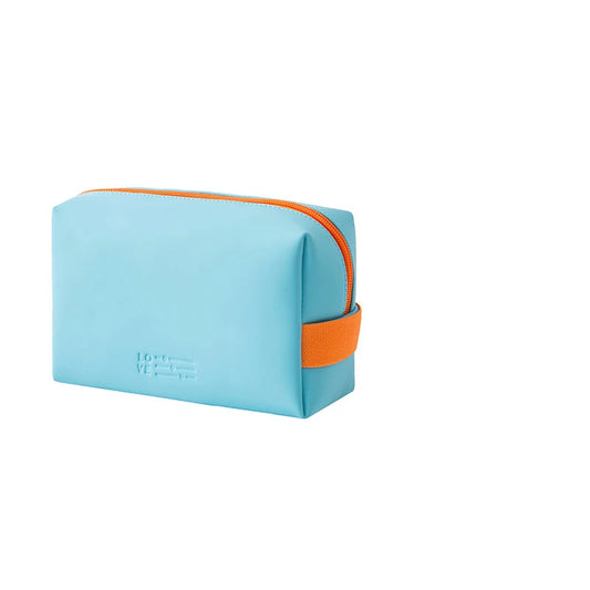 ins wind solid color cosmetic bag PU hand storage bag cosmetic bag mini storage bag customization