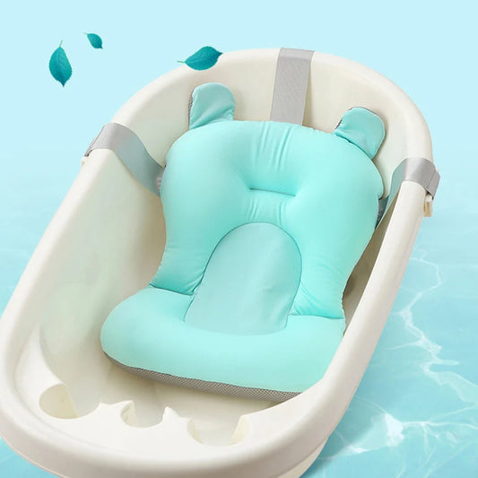Baby Foldable Bath Tub Pad Infant Safety Shower Antiskid Cushion Plastic Net Mat New Design