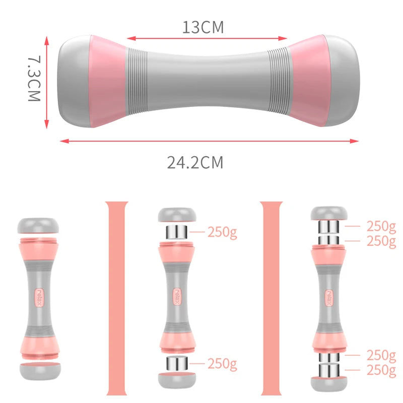 Adjustable Dumbbells Fitness Sport Dumbbells Woman Child Barbell Gym Strength Training Weight Loss Device Home Indoor Exercise