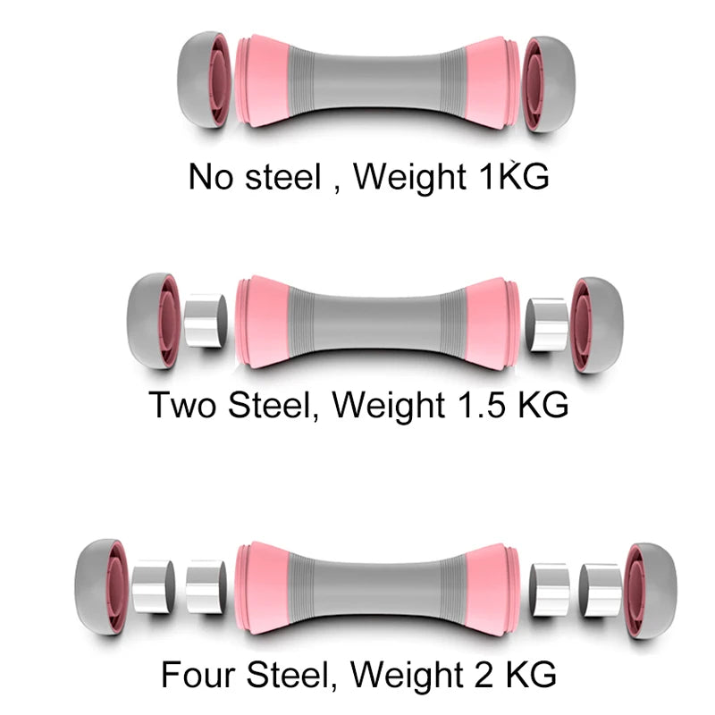 Adjustable Dumbbells Fitness Sport Dumbbells Woman Child Barbell Gym Strength Training Weight Loss Device Home Indoor Exercise