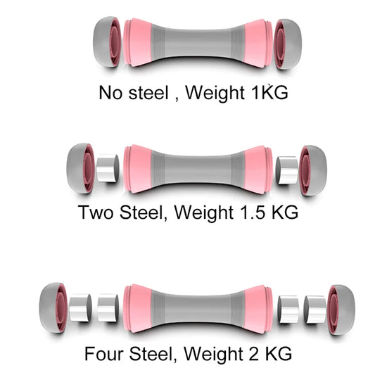 Adjustable Dumbbells Fitness Sport Dumbbells Woman Child Barbell Gym Strength Training Weight Loss Device Home Indoor Exercise