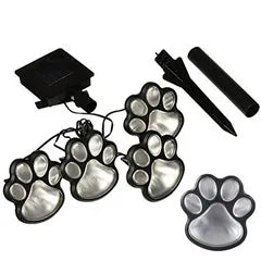 Solar Animal Paw Print Lights Garden Outdoors Lantern LED Path Lamp Footprint lamp for garden path of park garden