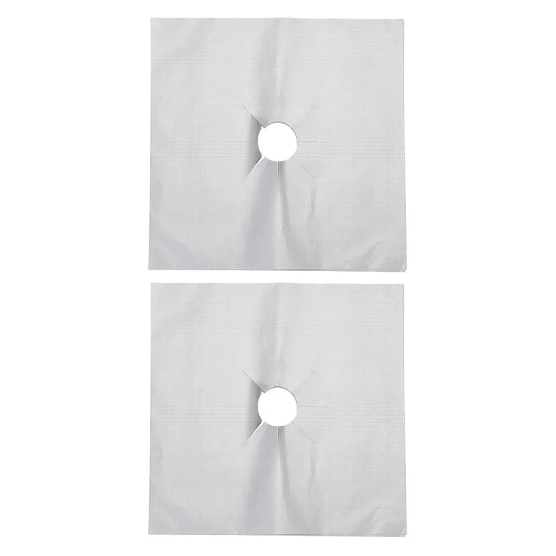 1/2/4pcs Stove Protector Cover Liner Non-Stick Aluminum Foil Dishwasher Safe Protective Foil Kitchen Accessories Dropshipping