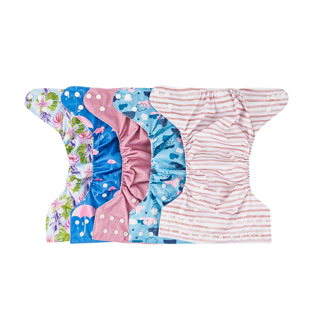 happyflute baby washable cloth diaper baby toilet pants napped cloth diaper pocket cloth diaper