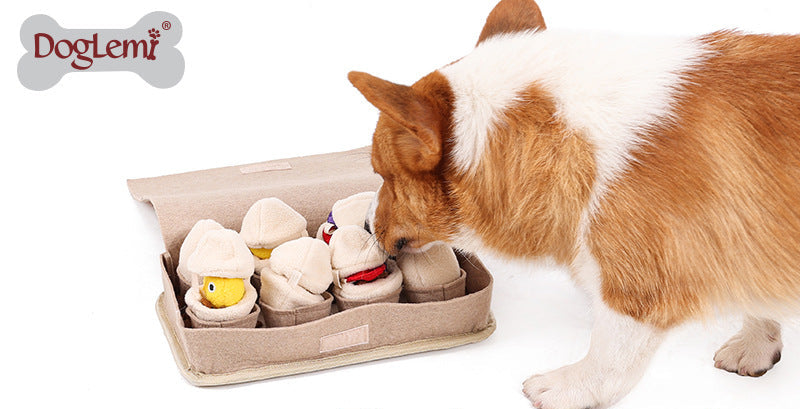 New Egg Blind Box Sniffing Pet Supplies Interactive Playing Pet Toys Hiding and Leaking Food Interactive Dog Toys