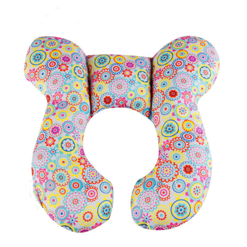 Child pillow baby bed U-shaped travel car safety seat neck guard fixed stereotyped stroller pillow spot wholesale
