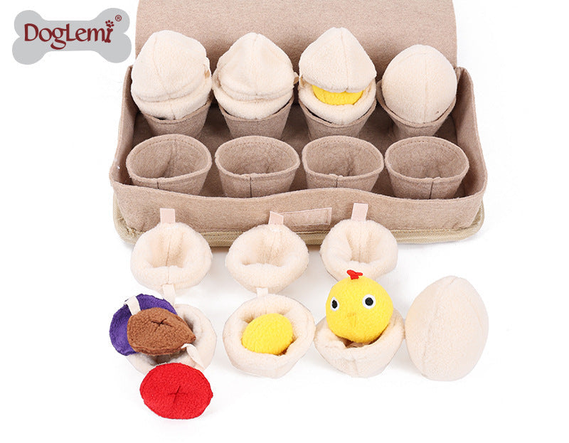 New Egg Blind Box Sniffing Pet Supplies Interactive Playing Pet Toys Hiding and Leaking Food Interactive Dog Toys