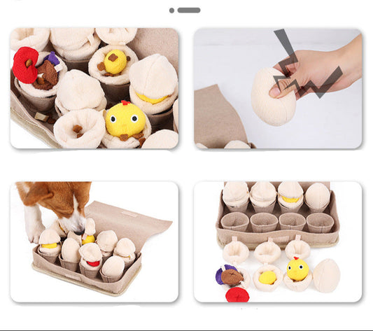 New Egg Blind Box Sniffing Pet Supplies Interactive Playing Pet Toys Hiding and Leaking Food Interactive Dog Toys